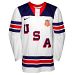 Team USA IIHF Nike 2017-18 Official Twill Replica White Hockey Jersey