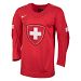 Team Switzerland IIHF Nike Official 2017-18 Replica Red Hockey Jersey