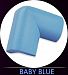 4 Standard 8 mm Corner Bumper Guards 3M Tape Included. Keep Toddlers Safe While They Learn to Walk! Protect Your Baby Today! (Baby Blue)