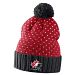 Team Canada IIHF Women's Nike Cuffed Pom Knit Hat (Red)
