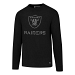 Oakland Raiders NFL Forward Microlite Long Sleeve T-Shirt