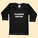 Rebel Ink Baby 309ls06 I'm Pooping Right Now- 0-6 Month Black Long Sleeve Tee