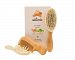 Quality Wooden Baby Hair Brush Set - Premium Brushes and Comb by Natemia - Natural Soft Bristles - Perfect Baby Registry Gift