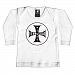 Rebel Ink Baby 340wls612 MidWest Strollers- 6-12 Month White Long Sleeve Tee