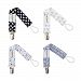 Babygoal Pacifier Clips for Boys, 4 Pack Pacifier Holder Fits Most Pacifier Styles &Teething Toys and Baby Shower Gift 4MP03-ca
