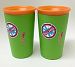 As Seen on TV Wow Cup, Spill-Proof Cup (Green) Size: 2 pack Color: Green, Model: