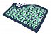 Bacati Mix and Match Zigzag/Large Dots Ikat Crib Comforter Bumper, Navy/Green