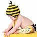Huggalugs Girls or Boys Bumblebee Bzz Beanie Hat S