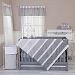 Trend-Lab 100494 Ombre Gray 3 Piece Crib Bedding Set