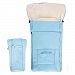 Universal Baby Stroller Sleeping Bag Toddler Footmuff Sack Swaddle Blanket for 0-36 Months (Light Blue)