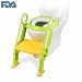 [FDA Certified] Ostrich Toilet Step Trainer Ladder for Kid and Baby, Children’s Toilet Seat Chair, Toddlers Toilet Training Step Stool for Girl and Boy, Green