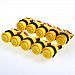 Easyget 10 X Yellow Classic Concave Arcade Push Button with Microswitch & Fixing Ring (28mm*33mm Happ Style Arcade Push Button) for Arcade Machine Projects , Mame Cabinet Projects , Video Games Projects and Jamma Machine Projects