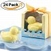 AiXiAng Cute Mini Duck 24 Pieces Soap Favors Nice Gift Packaging for Baby Shower Soap Favors