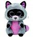 TY Beanie Boos Plush Animals Rocco the Grey Raccoon 6 inch by Ty