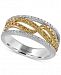 Effy Diamond Two-Tone Ring (5/8 ct. t. w. ) in 14k Gold & White Gold