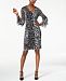 Love Scarlett Petite Printed Tiered-Sleeve Dress, Created for Macy's