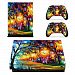 Meijunter Wrap Body Sticker Skin Decal Protector Set for Microsoft Xbox One X Console & Controllers #208