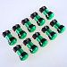 Easyget 10 Pcs/lots Green 5v Translucent LED Illuminated Arcade Push Button with Microswitch for Arcade Fighting Games Projects , Mame Game Projects , Jamma Game Machine Projects & Arcade Video Games Projects