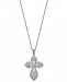 Diamond Cross Pendant Necklace (1/5 ct. t. w. ) in Sterling Silver