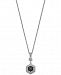 Diamond Hexagon Pendant Necklace (1/8 ct. t. w. ) in Sterling Silver