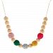 Dovewill Baby Teething Necklace Teether Wooden Hexagon Beads Safe Jewelry BPA-Free - Style 1, as described