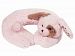 Bearington Bear Wiggle Pink Puppy Travel Pillow by Bearington