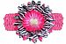 BotiqueCutie TM Pink Zebra Gerber Daisy Flower Clip & Matching 2.75 Inch Headband by Boutique Cutie