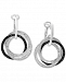 Effy Diamond Interlocking Ring Hoop Earrings (7/8 ct. t. w. ) in 14k White Gold