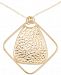 Simone I. Smith Long Hammered Pendant Necklace in 14k Gold over Sterling Silver