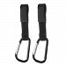 Stroller Clips for Diaper Bag, 2 Piece Multi-Purpose Stroller Hooks / Straps - Hanger for Bags, Groceries, Clothing, Purse and more