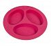 oogaa Silicone Baby and Toddler Divided Plate - Pink by oogaa