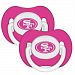 Baby Fanatic Pacifier (2 Pack) Pink - San Francisco 49ers by Baby Fanatic