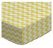 SheetWorld Extra Deep Fitted Portable / Mini Crib Sheet - Yellow Chevron Zigzag - Made In USA