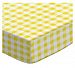 SheetWorld Fitted Crib / Toddler Sheet - Yellow Gingham Check - Made In USA by sheetworld