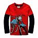 [IGO. ]Long Sleeve Baby boys clothing infant toddler Motorcycle T-shirts CG31T6, 6-7Y Red