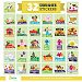 Ronica Farm Animal Baby Monthly Stickers - Set of 32 - Celebrate Holidays, Milestones, and More
