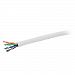 C2G/Cables To Go 56009 Cat5e Bulk Unshielded (UTP) Ethernet Network Cable with Solid Conductors - Riser CMR-Rated, White, 500 Feet (Made in the USA)