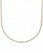 20" Italian Gold Rounded Snake Chain Necklace (3/4mm) in 14k Gold
