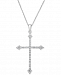 Diamond Cross 18" Pendant Necklace (1/2 ct. t. w. ) in 14k White Gold