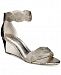 Adrianna Papell Adelaide Ankle Strap Wedge Evening Sandals Women's Shoes