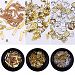 NICOLE DIARY 1 Box Nail Art Rivets Studs Gold Silver Metal Chain Flower Heart Diamond Patterns DIY Nail 3D Decoration #3