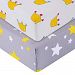 Final Home 2-Pack Pre-washed 100% Cotton Muslin Fitted Crib Sheet 52" x 28" (Star & Crown)