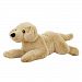 WDDH Dog Stuffed Toy, Soft Labrador Plush Doll, Nursery Decoration, Puppy Shape Sleeping Pillow Gift For Families Friend (Light brown)
