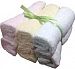 Hanchell Babies Rayon from Bamboo Baby Washcloths/Wipes. White/Lemon/Lime. 10" x 10". Super SOFT. Great Baby Shower Gift! 90 DAY 100% MONEY BACK GUARANTEE
