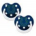 Indianapolis Colts Glow in Dark 2-Pack Baby Pacifier Set - NFL Infant Pacifiers