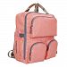Dovewill Mummy Nursing Bag Baby Nappy Bag Set Backpack - Orange pink, as described