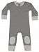 Cat & Dogma - Certified Organic Infant/Baby Clothes Moon/Natural Playsuit (0-3 Months)