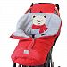 Universal Baby Stroller Sleeping Bag Footmuff Sack Winter Outdoor Waterproof Swaddling Blankets (Red(0-36M))