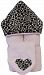 Tickle Toes - Cheetah Minky Hooded Towel on Pink by Tickle Toes