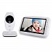 Robolife 7.0 inch Wireless Night Vision Dual View Video Baby Monitor (White)
